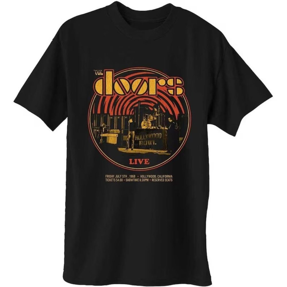 The Doors Unisex T-Shirt 68 Retro Circle